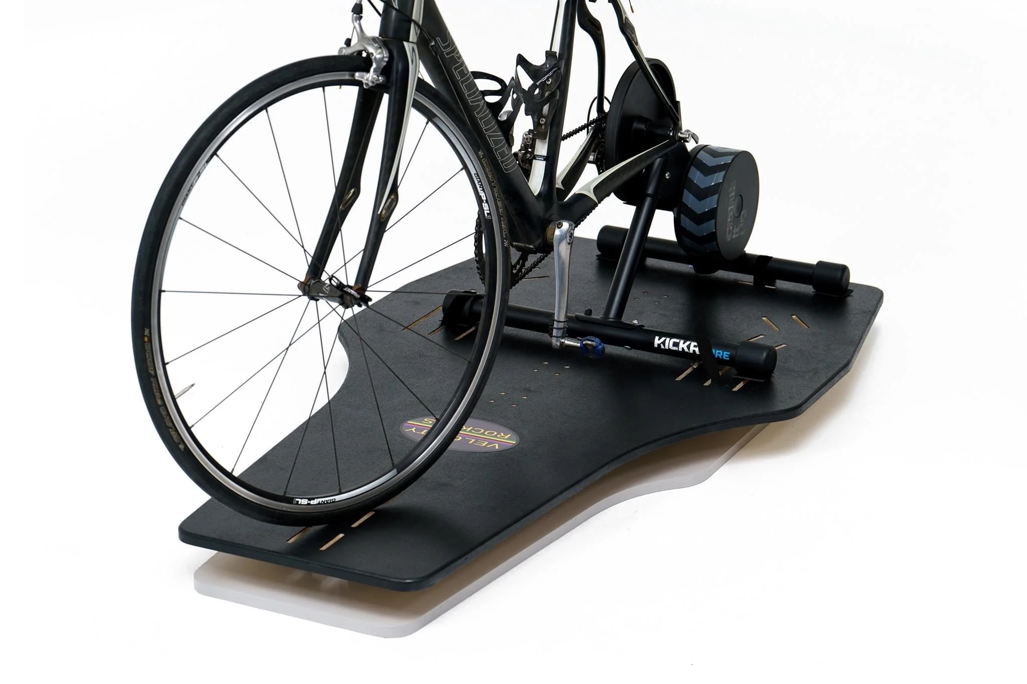 Cycling online rocker plate