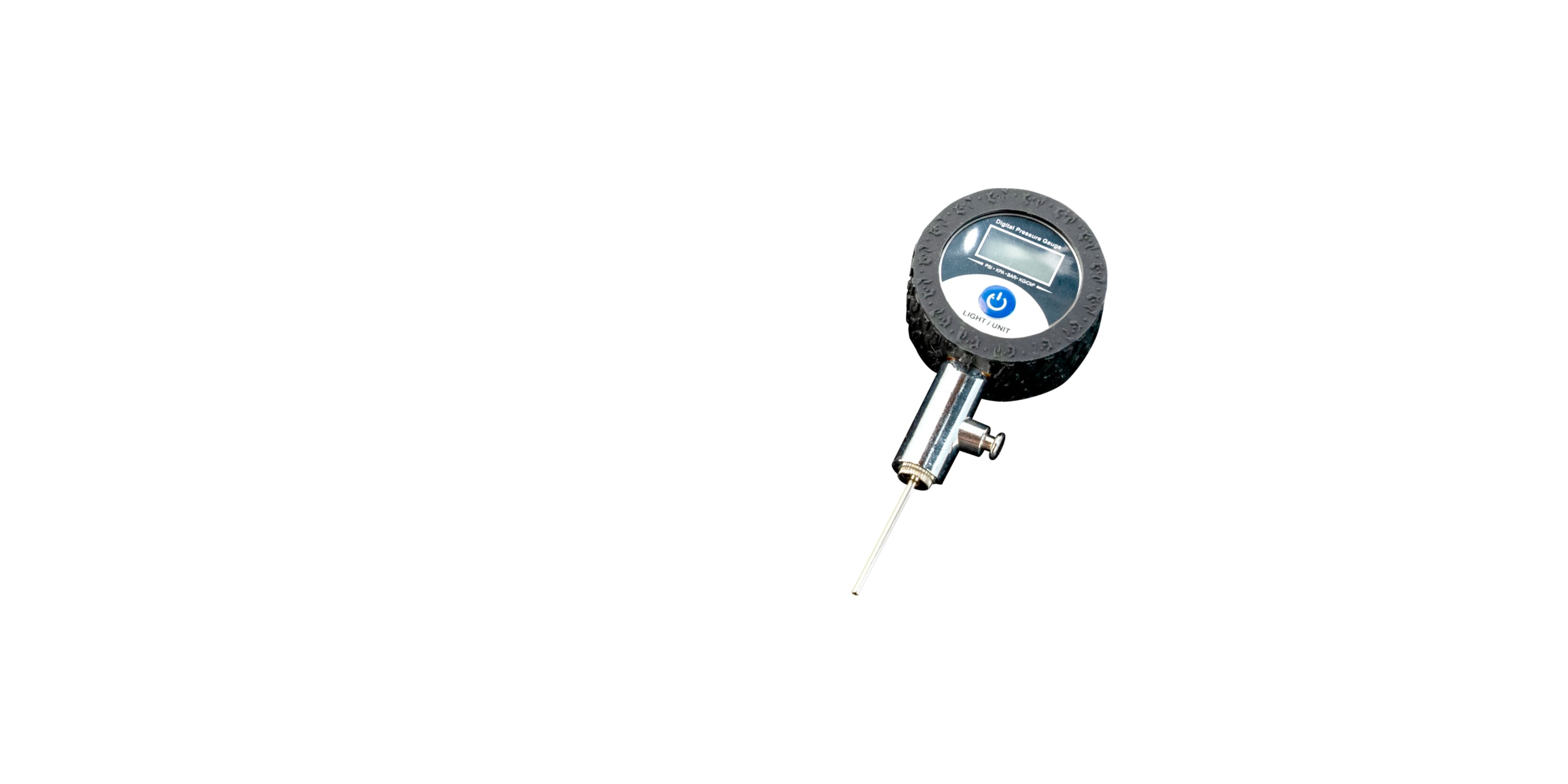 Digital low pressure ball guage for replacement balls used with the Delta RS Rocker Plate